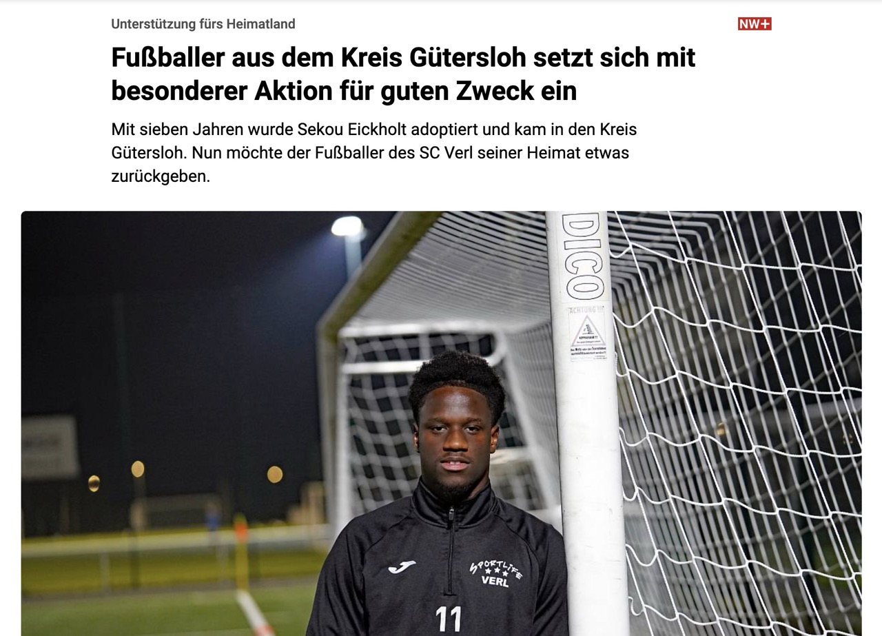 Ein Zeitungsartikel aus der Neuen Westfälischen