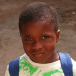 Ein Foto von einem Kind in Gambia