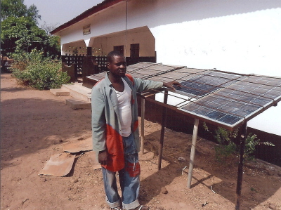 Ein Bild der Solaranlage